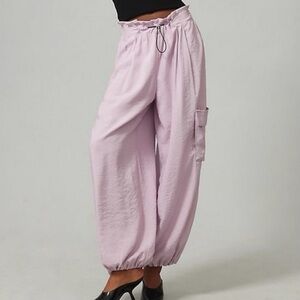 Anthropologie Light Purple Bungee Pants